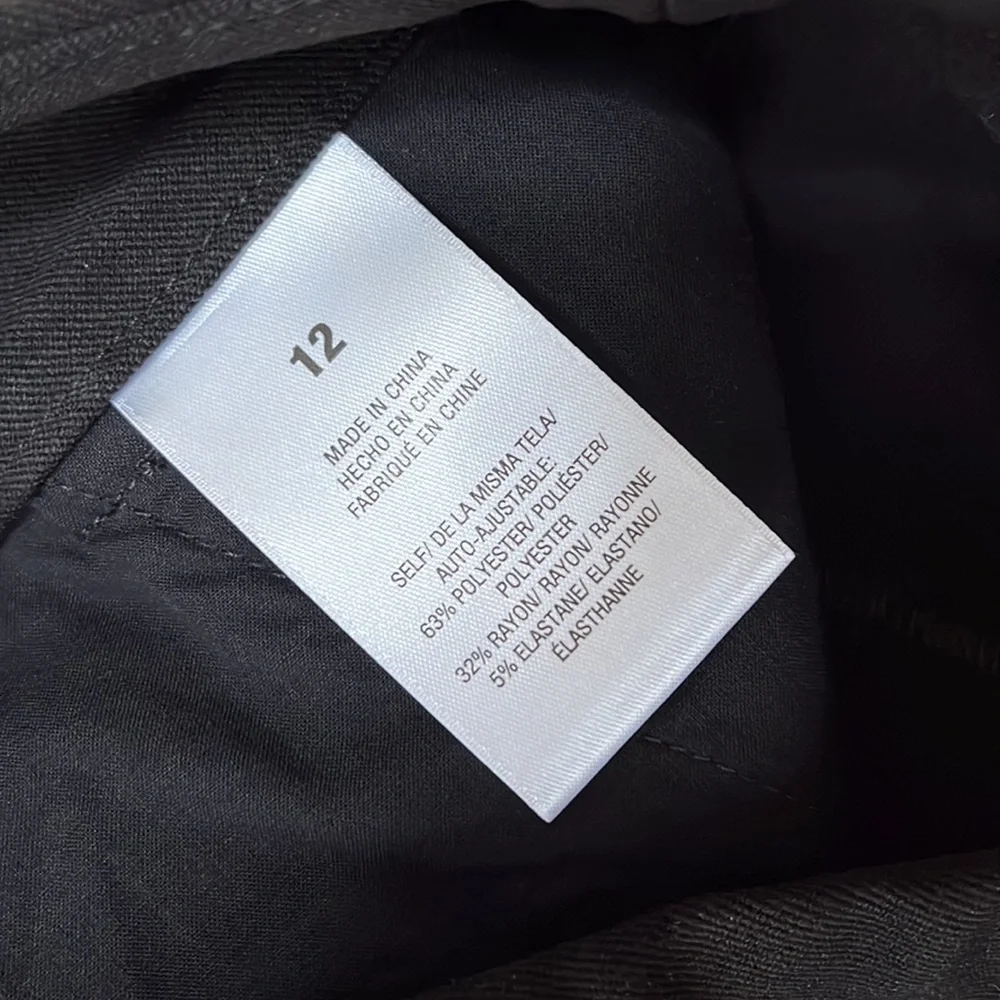 FAVORITE DAUGHTER The Favorite Pant Pleat Pants BLACK SIZE 12 NEW. 0694 - Picture 7 of 8